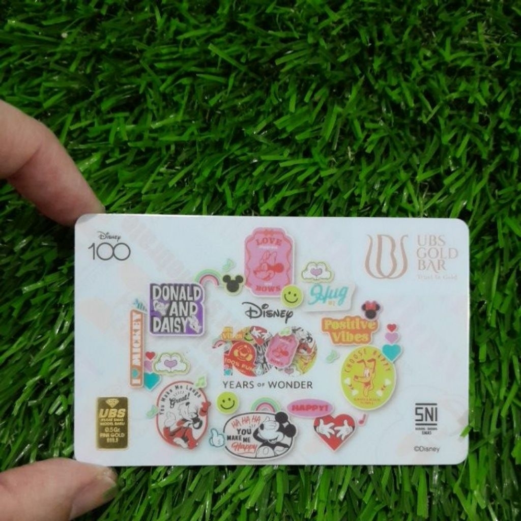 UBS Disney Mickey mouse 0.5 gr anniversarry 100th