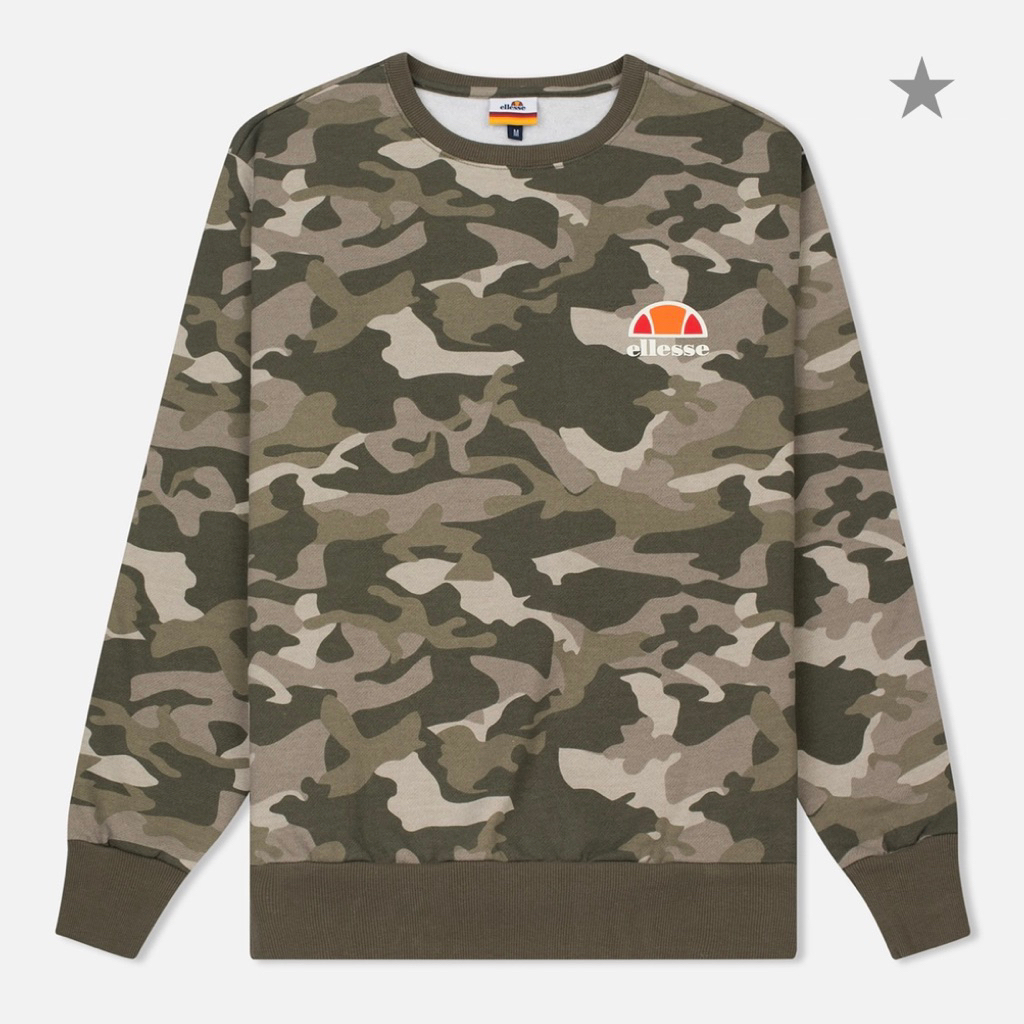 Ellesse Sweat Crewneck Diveria In Camo
