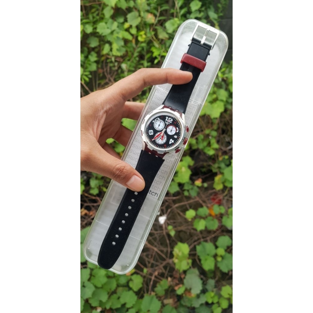 swatch irony chrono x lite