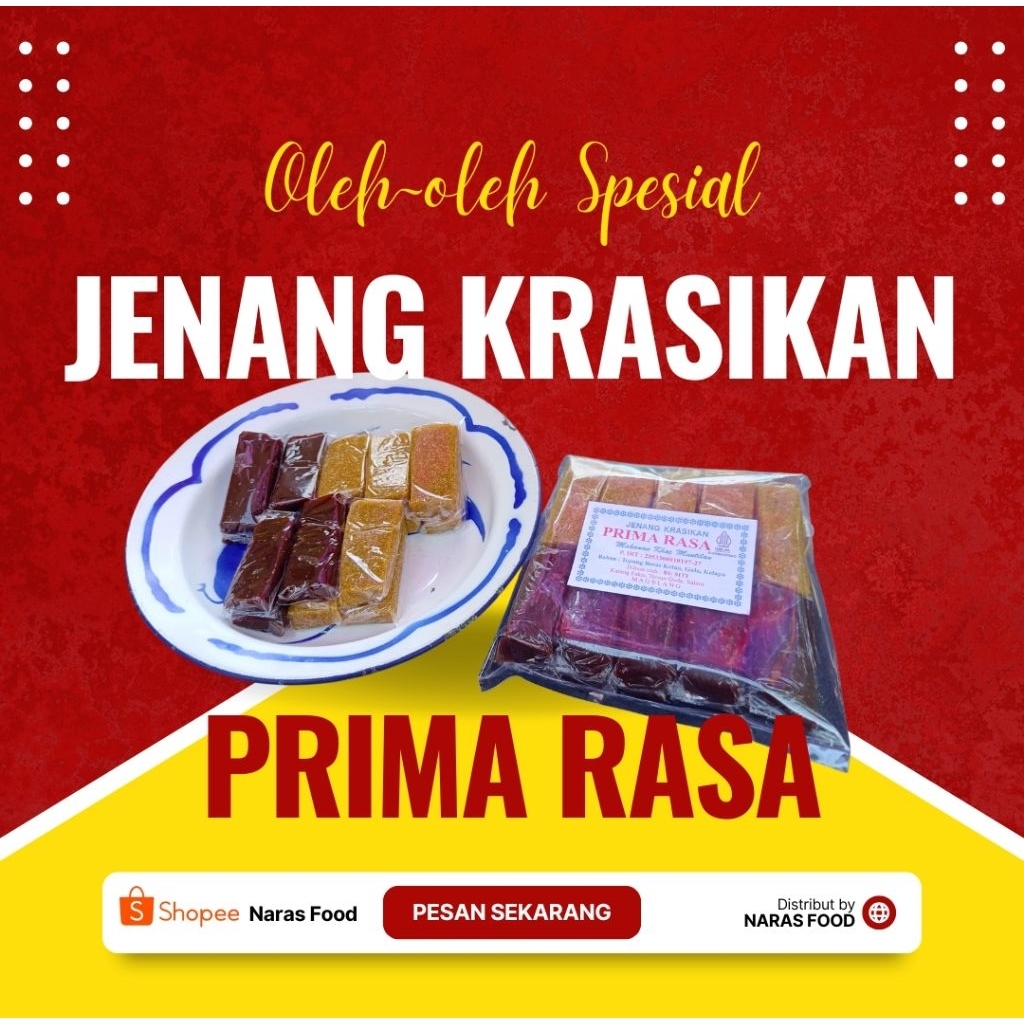PAKET HEMAT 250gr Jenang Krasikan Reguler Magelang Prima Rasa | Oleh-Oleh Tradisional Manis Legit 25