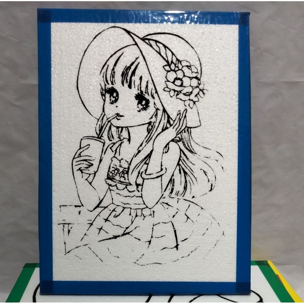 Sterofom melukis anak