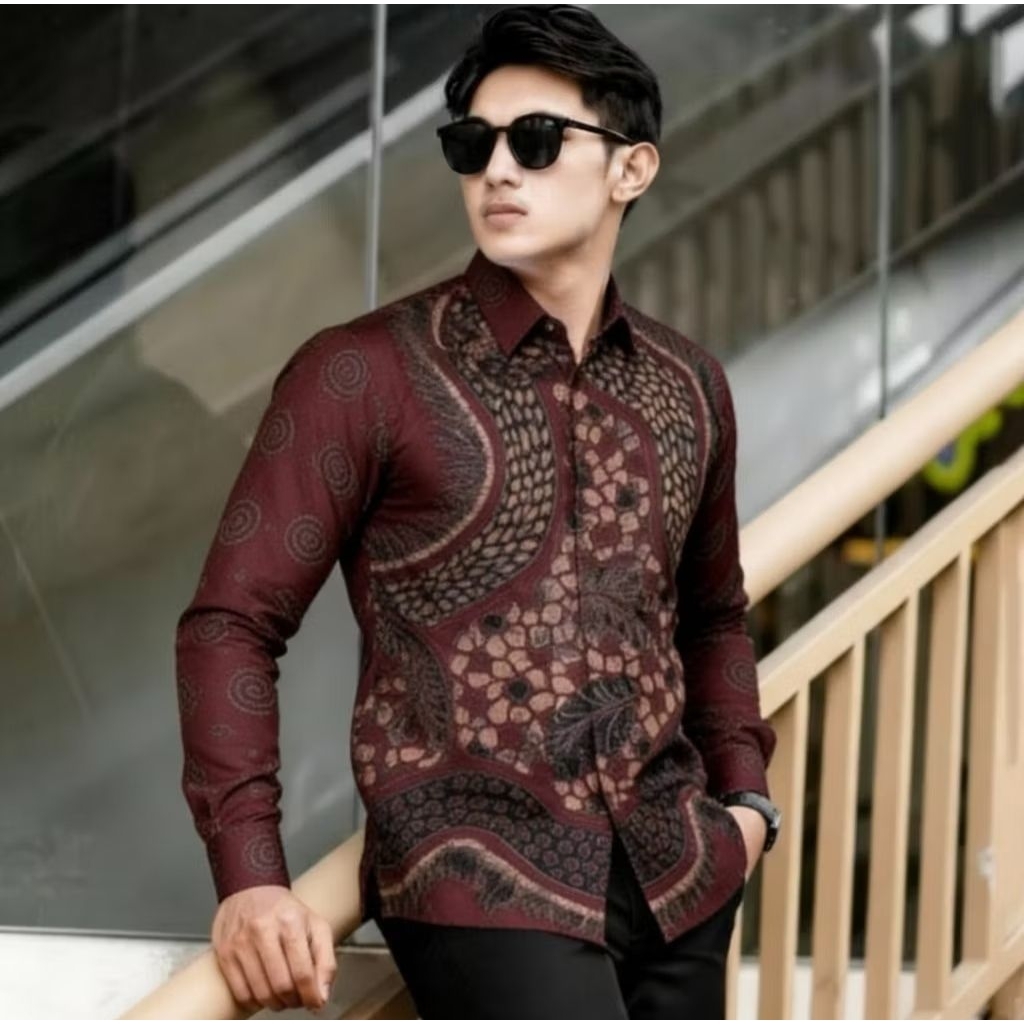 BATIK KENCANA JAYA MOTIF NARAYANA BURGUNDY