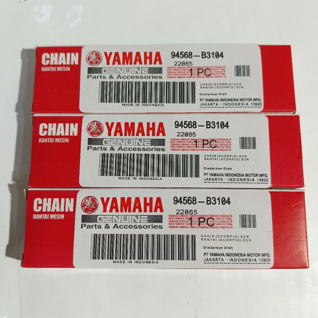 Rantai Keteng Kamprat  Keteng Scorpio 94568-B3104 Yamaha Original