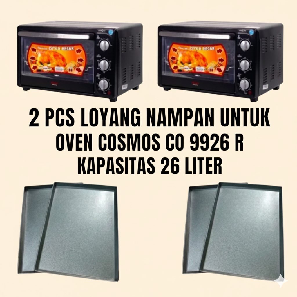 Loyang Oven Cosmos CO-9926L / Nampan oven cosmos  26 liter / Loyang oven listrik
