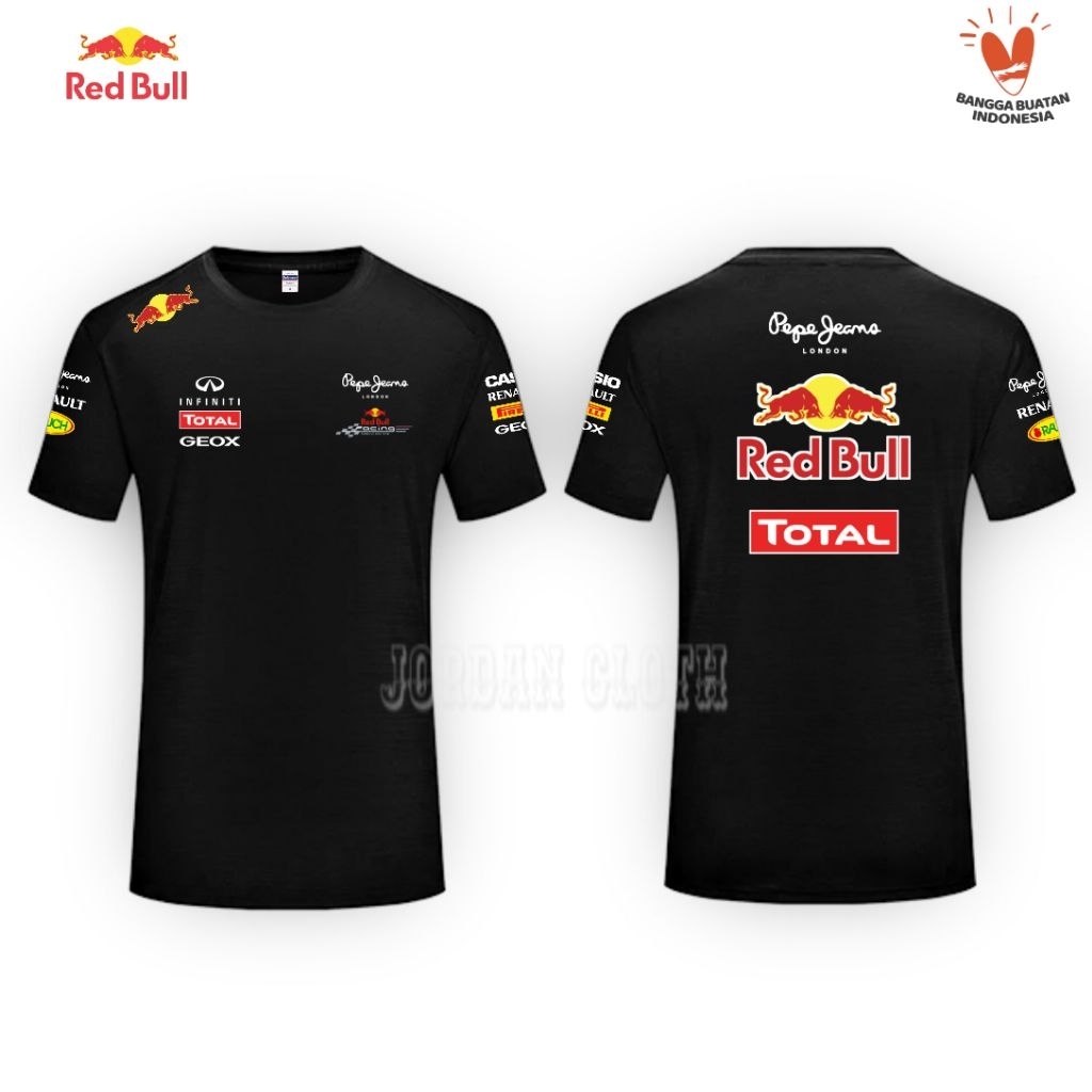 Tshirt Baju Kaos Team Red Bull Racing F1
