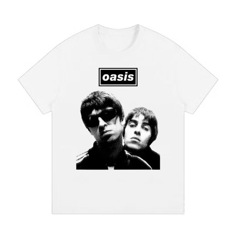 T-shirt Band Oasis Liam Gallagher and Noel Gallagher