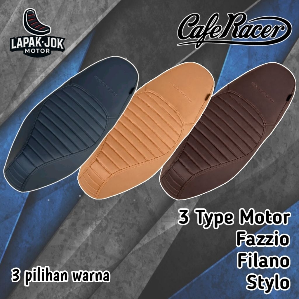 Jok model caferacer untuk fazzio filano dan Stylo vintage kalcer