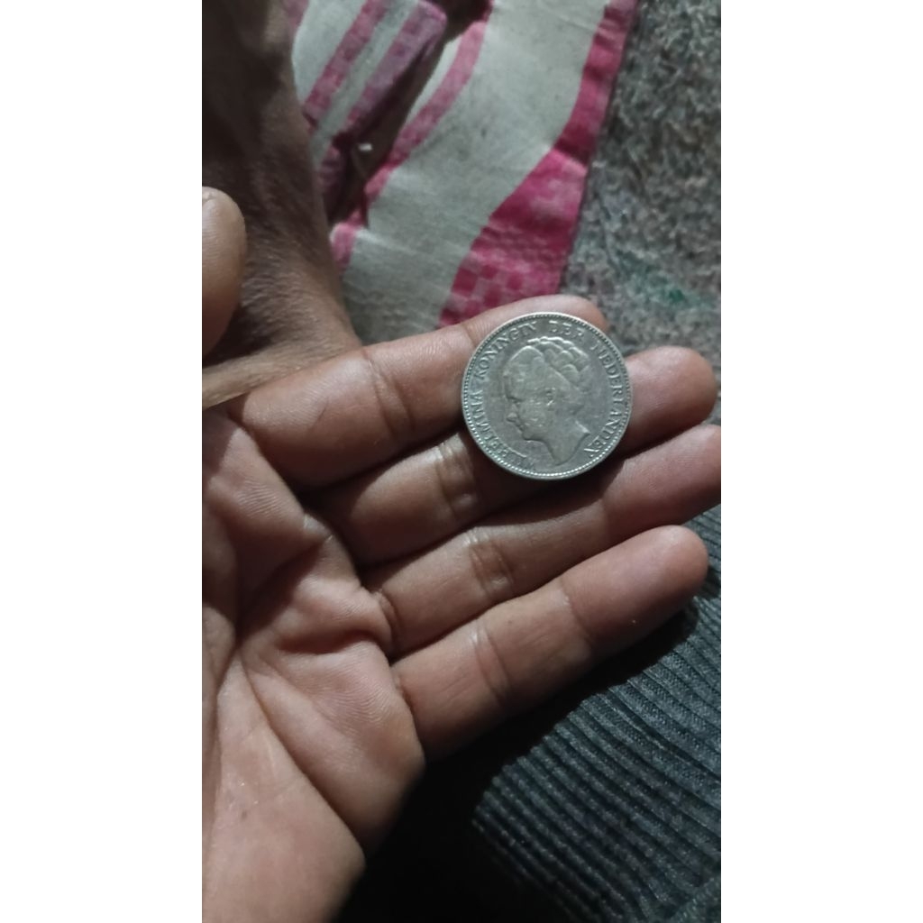 koin perak wilhelmina 1 g