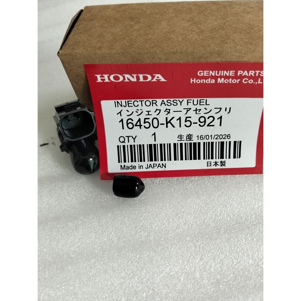 injektor Assy fuel HONDA K15 cb150- Sonic -CRF 150- Versa - Megapro - ADV - 8 Hole ORI Japan