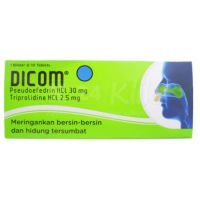 Dicom Tablet - Meringankan Bersin dan Hidung Tersumbat