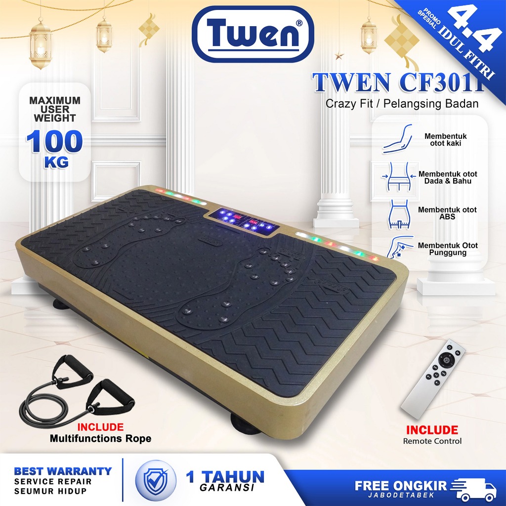 Crazy Fit Nature CF301P Alat Olahraga Alat Pelangsing Tubuh CrazyFit