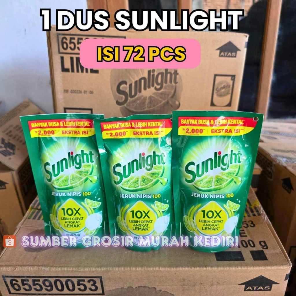 PROMO 1 DUS SUNLIGHT 2000 ISI 72 PCS MURAH GROSIR