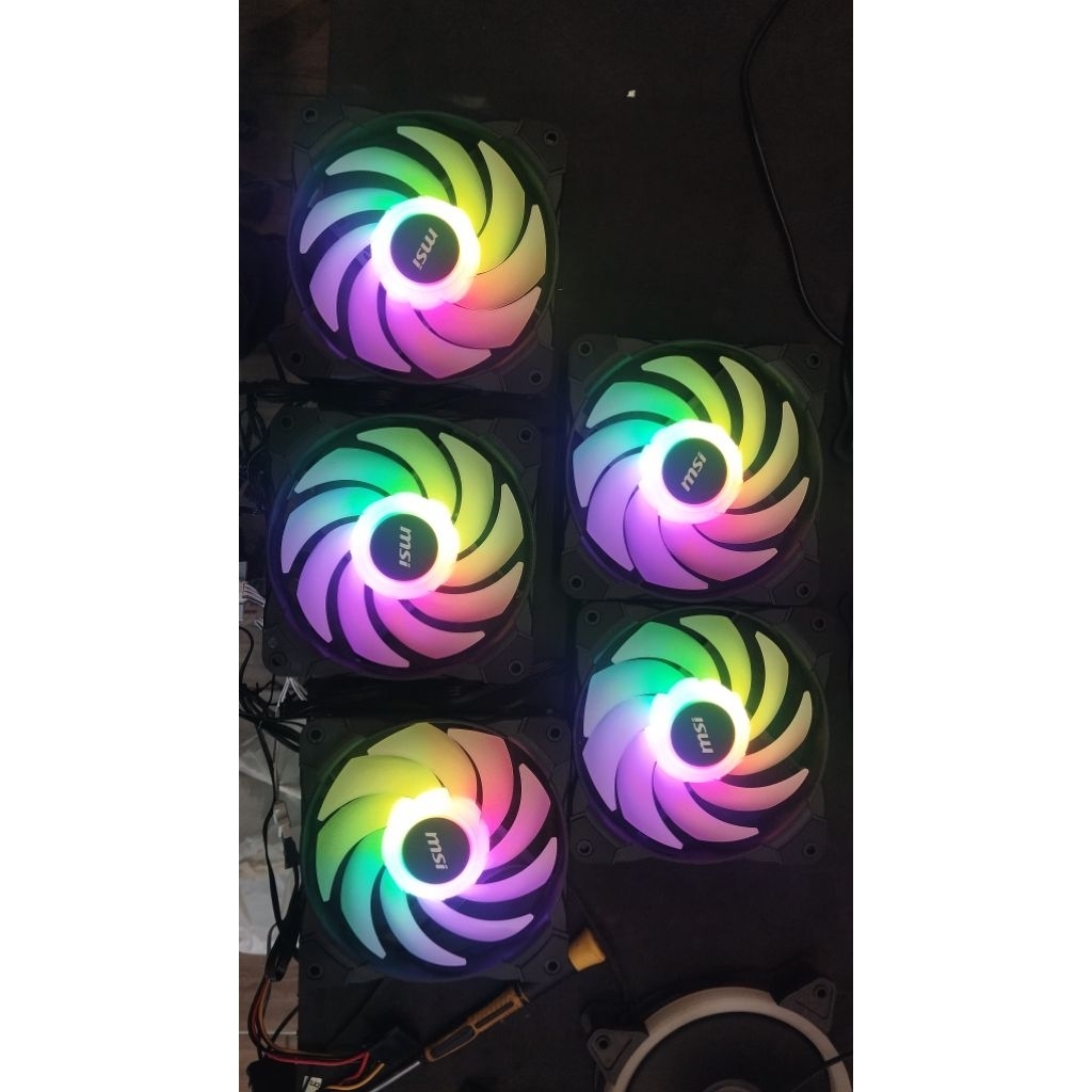 FAN CPU MSI ARGB 6PCS + CONTROLER ARGB