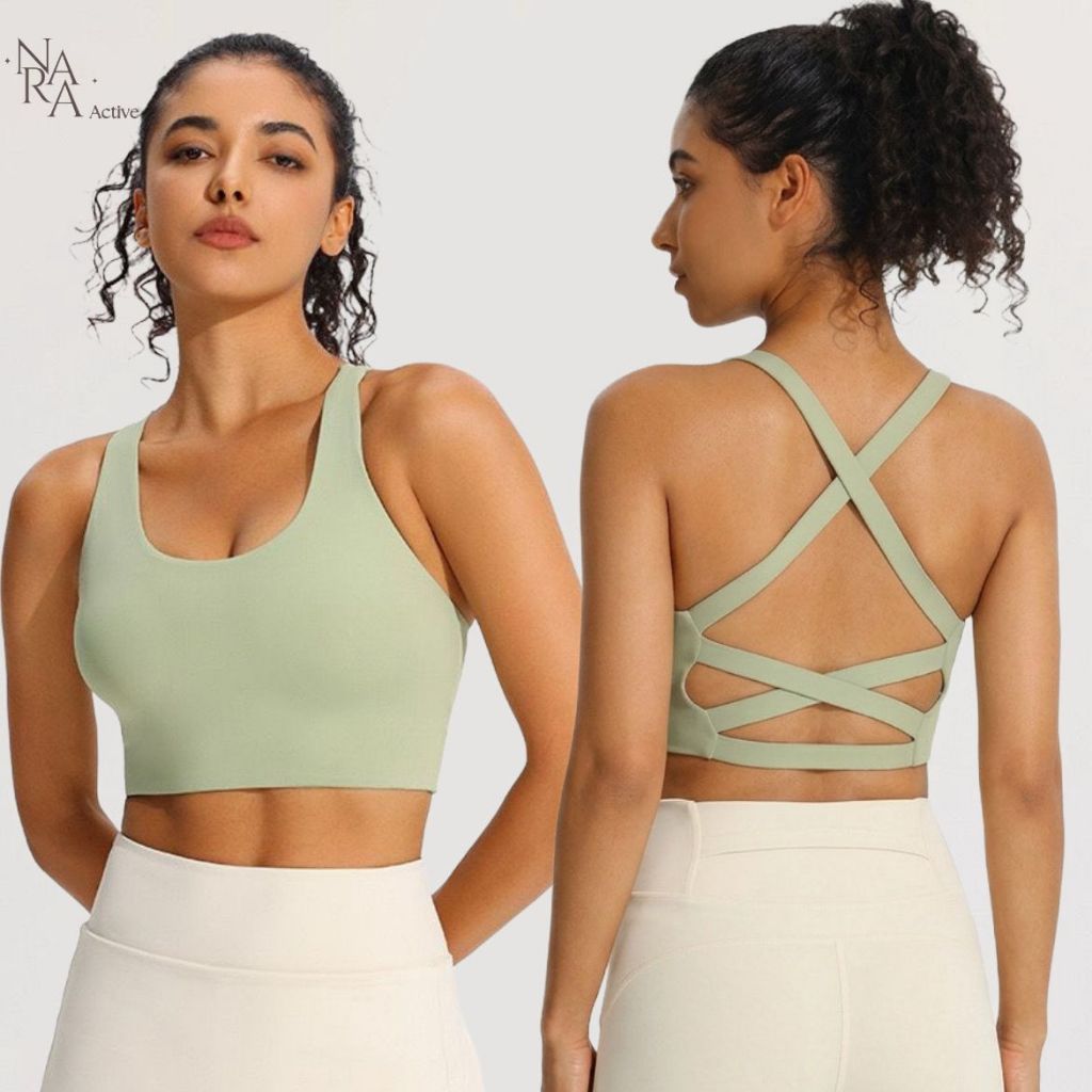 NARA - SPORT BRA YOGA HYROX GYM / BRA OLAHRAGA WANITA ENORA