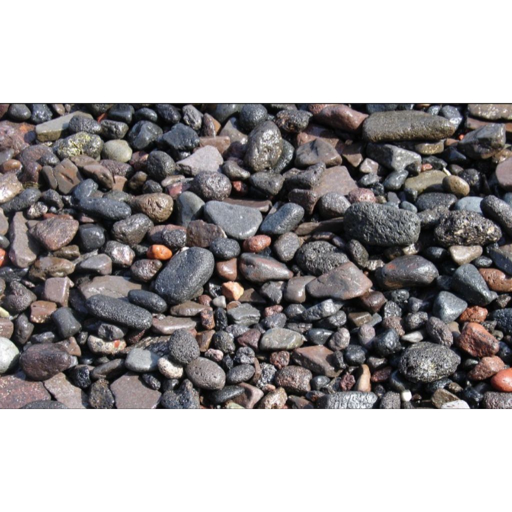 Batu kerikil Sungai 1kg/Batu kerikil sungai Campur besar kecil