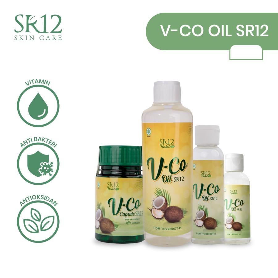 VCO SR12 Untuk Ruam Popok Minyak Bayi Biang Keringat Minyak Kelapa Untuk Bayi