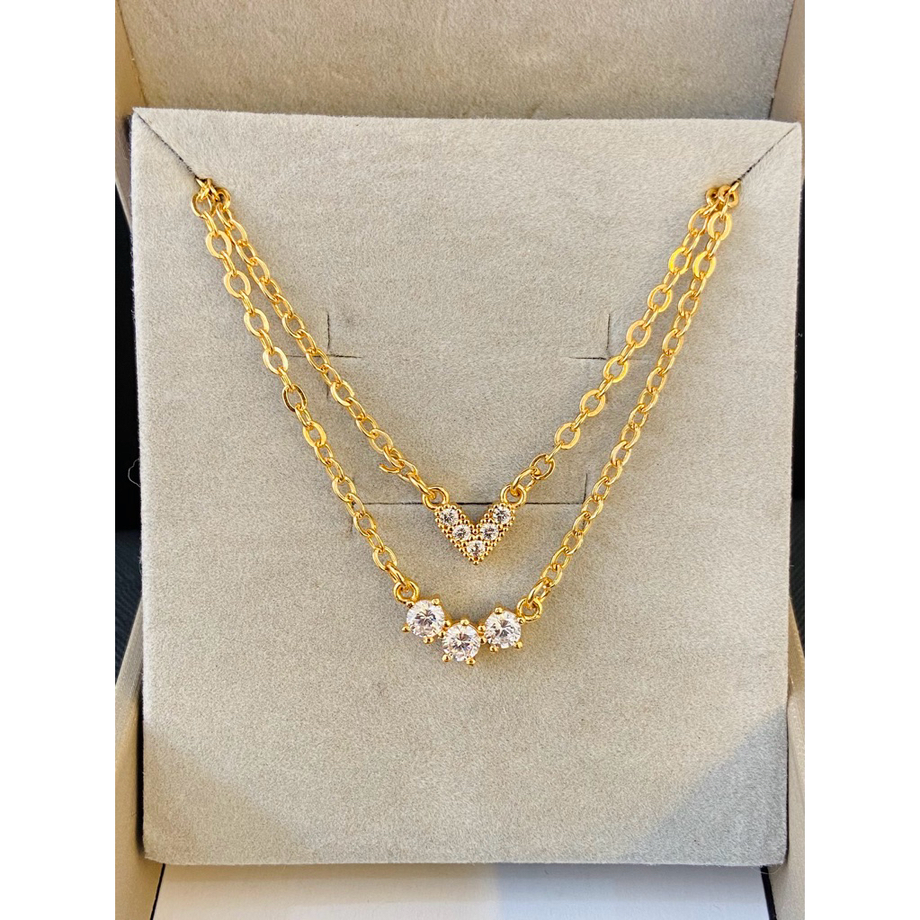 kalung rosegold
