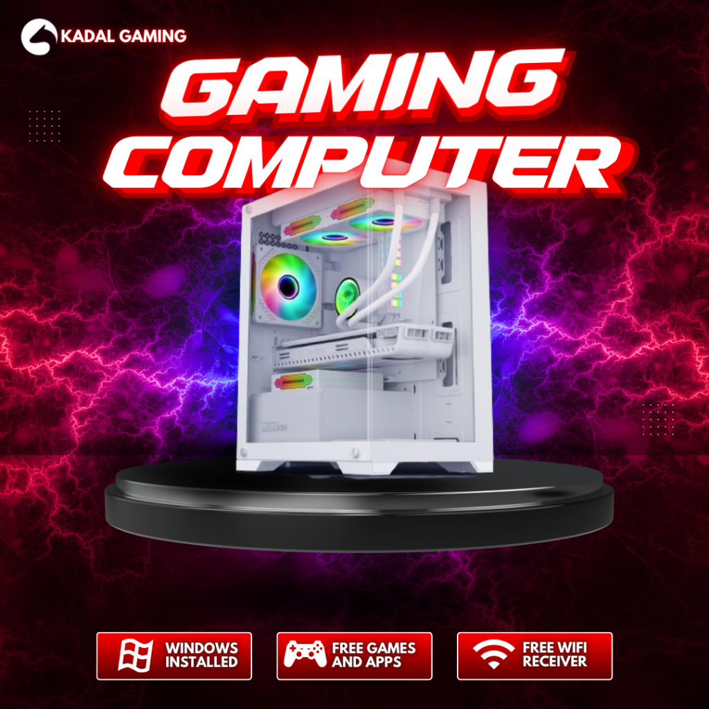 PC Gaming Ryzen 7 1700X GTX 1660 Super 6GB RAM 16GB SSD + HDD Siap Main