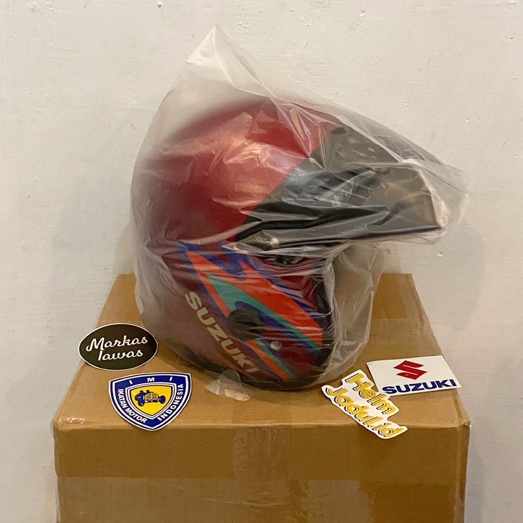 HELM SUZUKI LAWAS SECOND ORIGINAL LANGKA