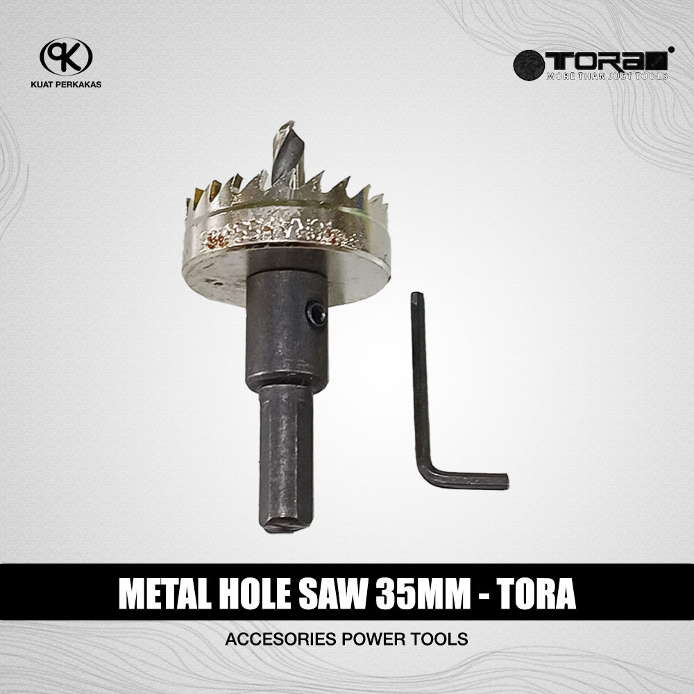 TORA HSS hole saw 35mm TR0300216 mata gergaji besi