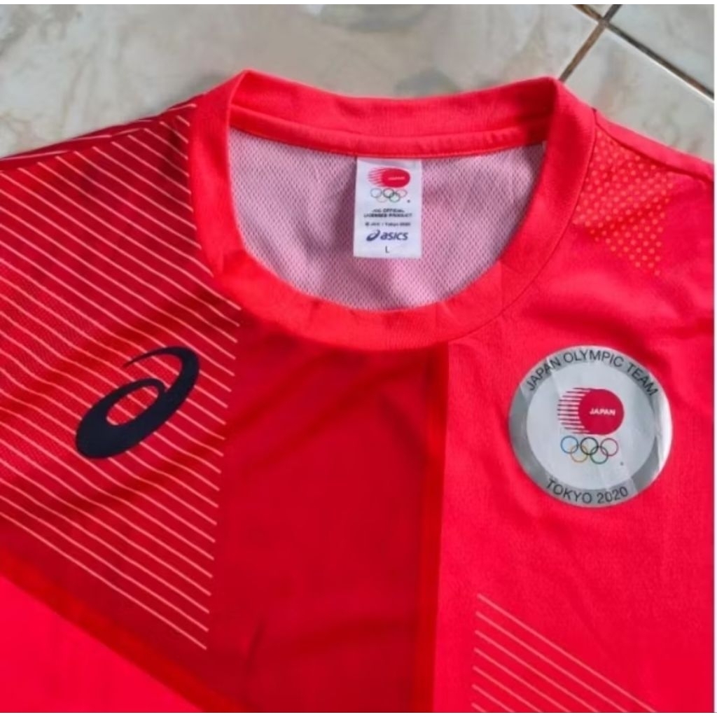 Jersey running Asics Japan jepang Olympic olimpiade version