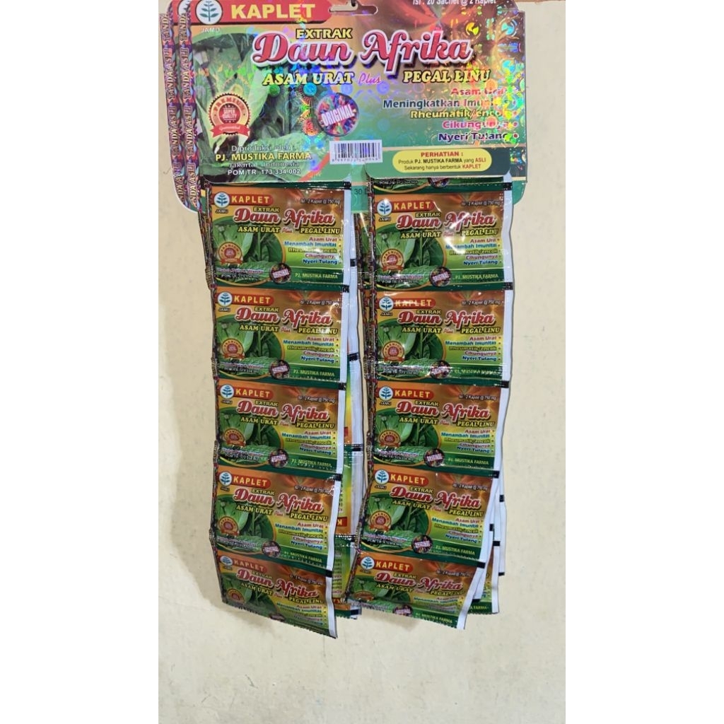 kapsul daun Afrika