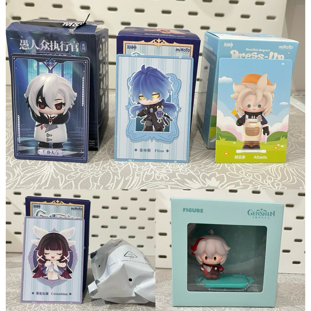 [READY] Official Genshin Impact Figure Fatui Harbinger Figure Childe Figure Columbina Fatui Figure A