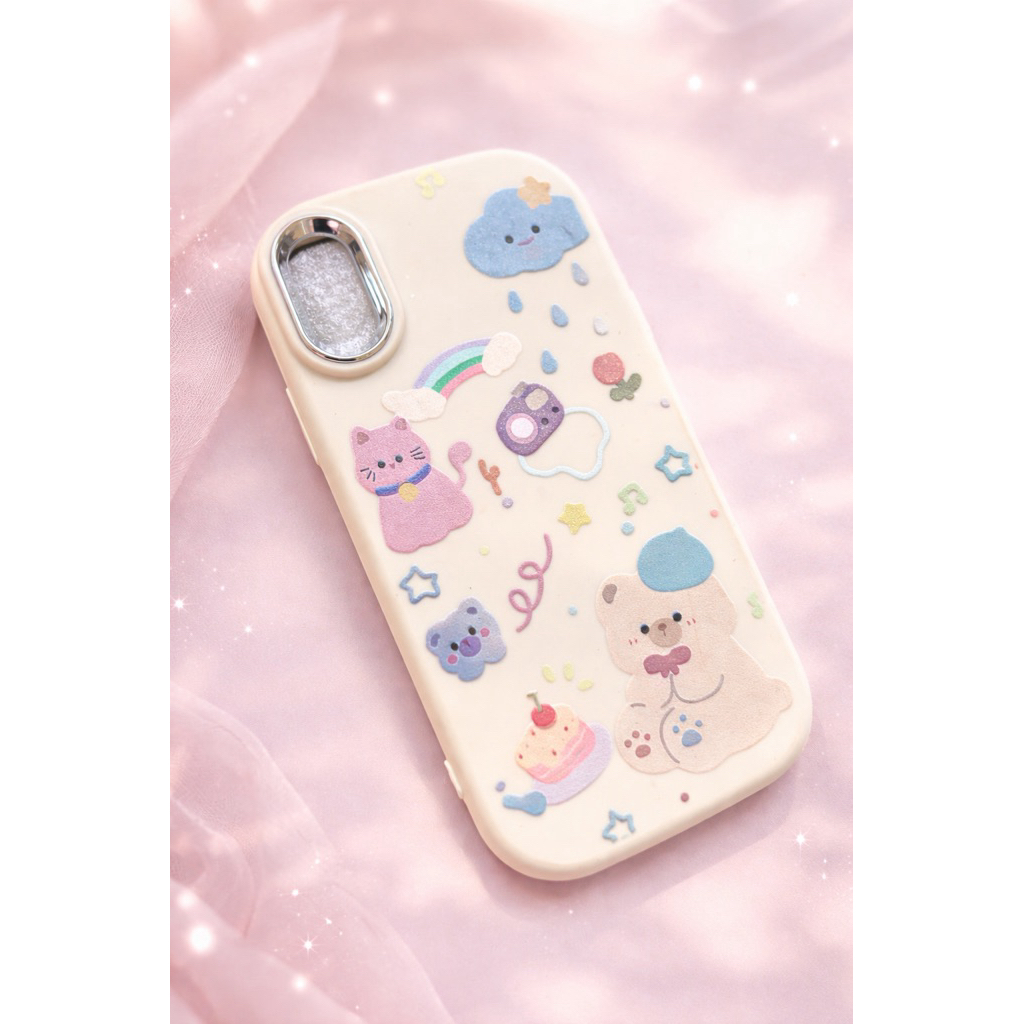 Casing IPhone X sederhana Soft Case lucu xCase Fashion Cocok untuk iPhone