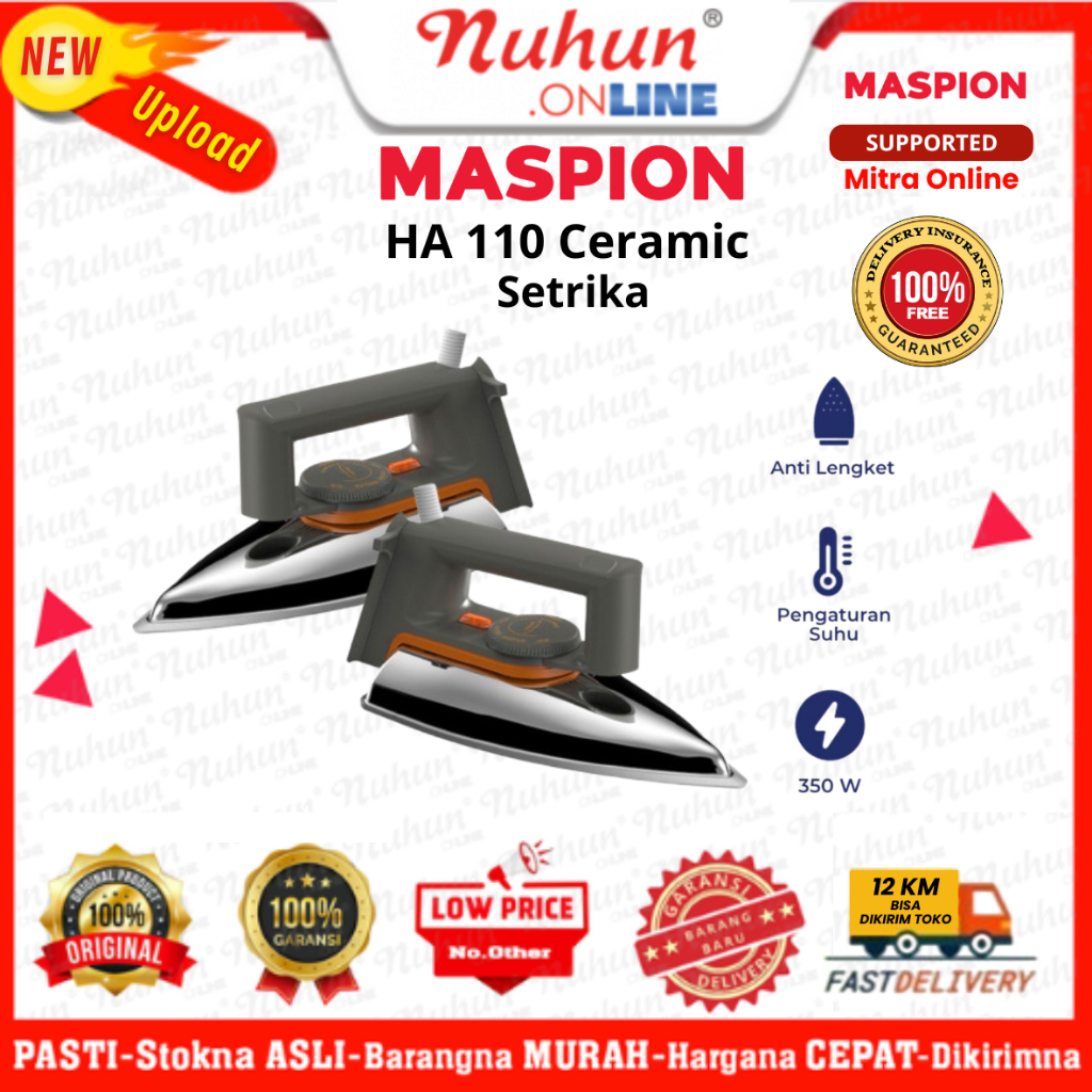 Maspion Setrika Listrik HA 110 Ceramic