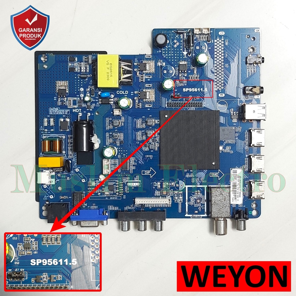 Mainboard Universal CHINA LED TV WEYON 32 INCH HD Smart TV ANDROID Board SP95611.5