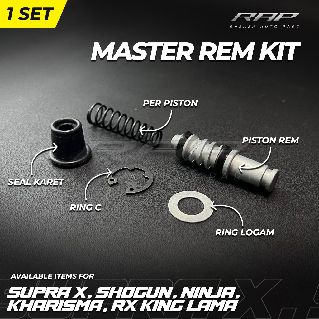 MASTER REM KIT SUPRA/SUPRA X 125/KHARISMA SEAL MASTER REM DEPAN SUPRA X 125