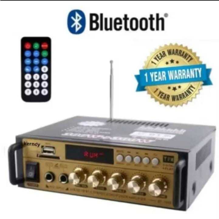 Amplifier Kerndy Bt-298A Bluetooth Eq Audio Amplifier Karaoke Home Theater Fm Radio 600W Amplifier B