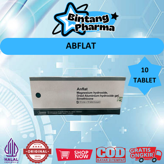 ANFLAT (1 STRIP ISI @10 TABLET) - Meredakan Asam Lambung, Maag dan Perut Kembung