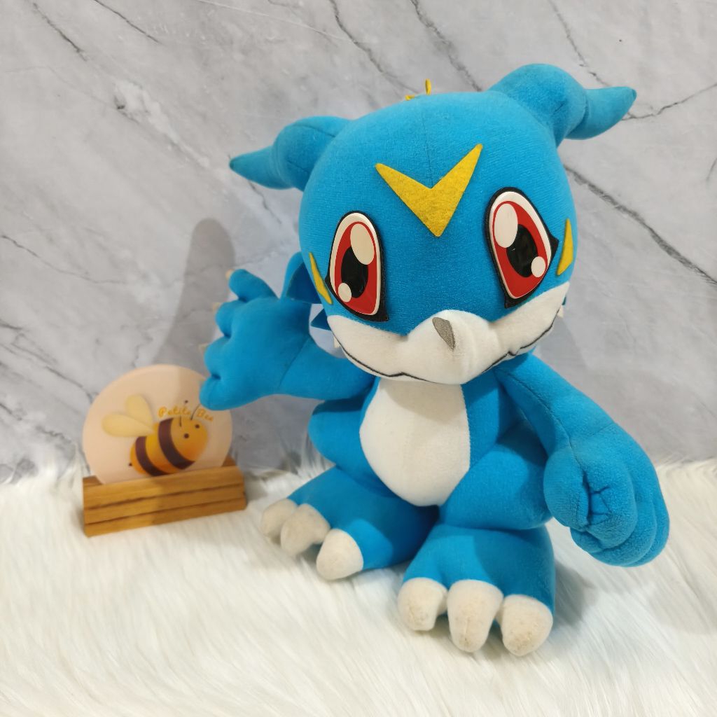 Boneka Digimon Veemon Besar Rare Vintage Original Banpresto Jadul