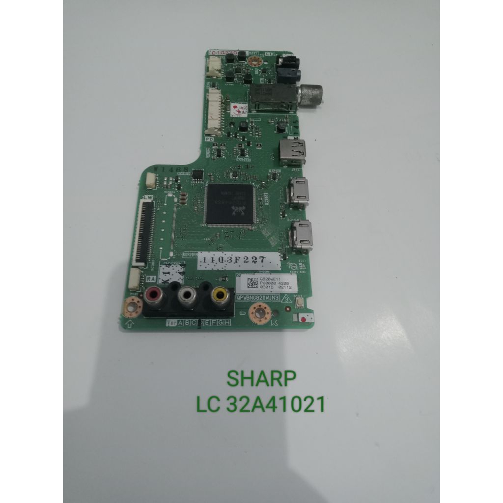 mainboard tv led Sharp 32inc LC 32SA41021 original second