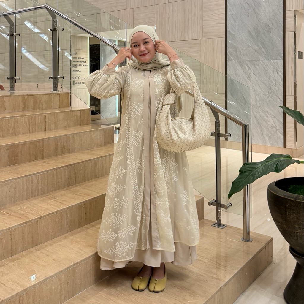 Hawa Dress Abaya/abaya muslim/gamis muslim wanita