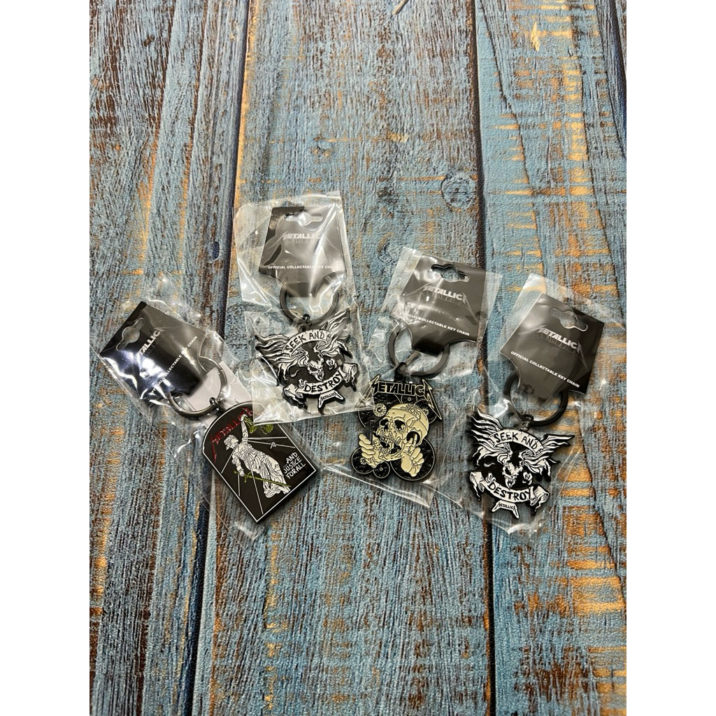 Gantungan Kunci Key Chain Metallica Official Merchandise