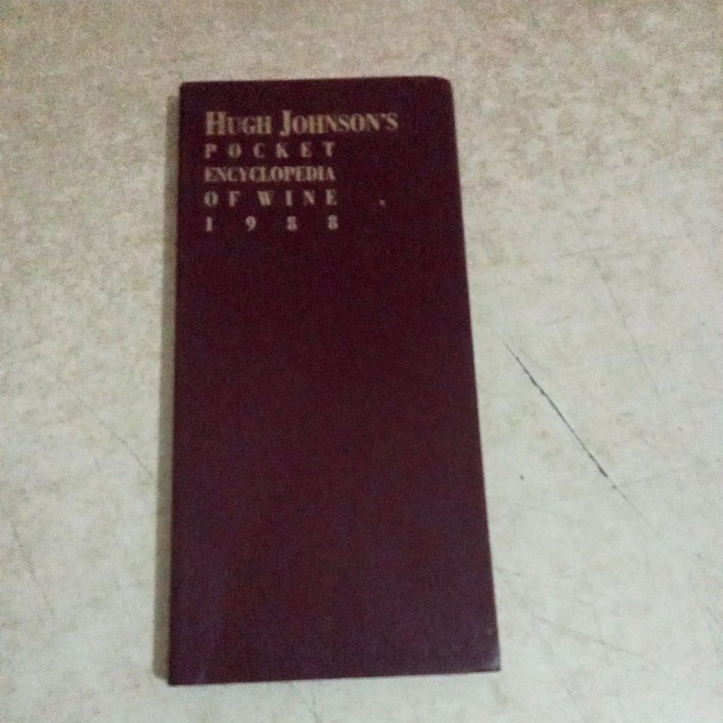 Buku HUGH JOHNSON'S POCKET ENCYCLOPEDIA OF WINE 1988