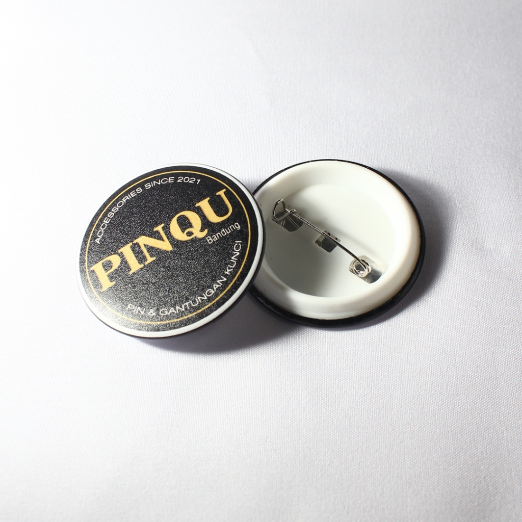 Pin Bros Custom Foto 44mm Bahan Plastik Aluminium untuk Souvenir