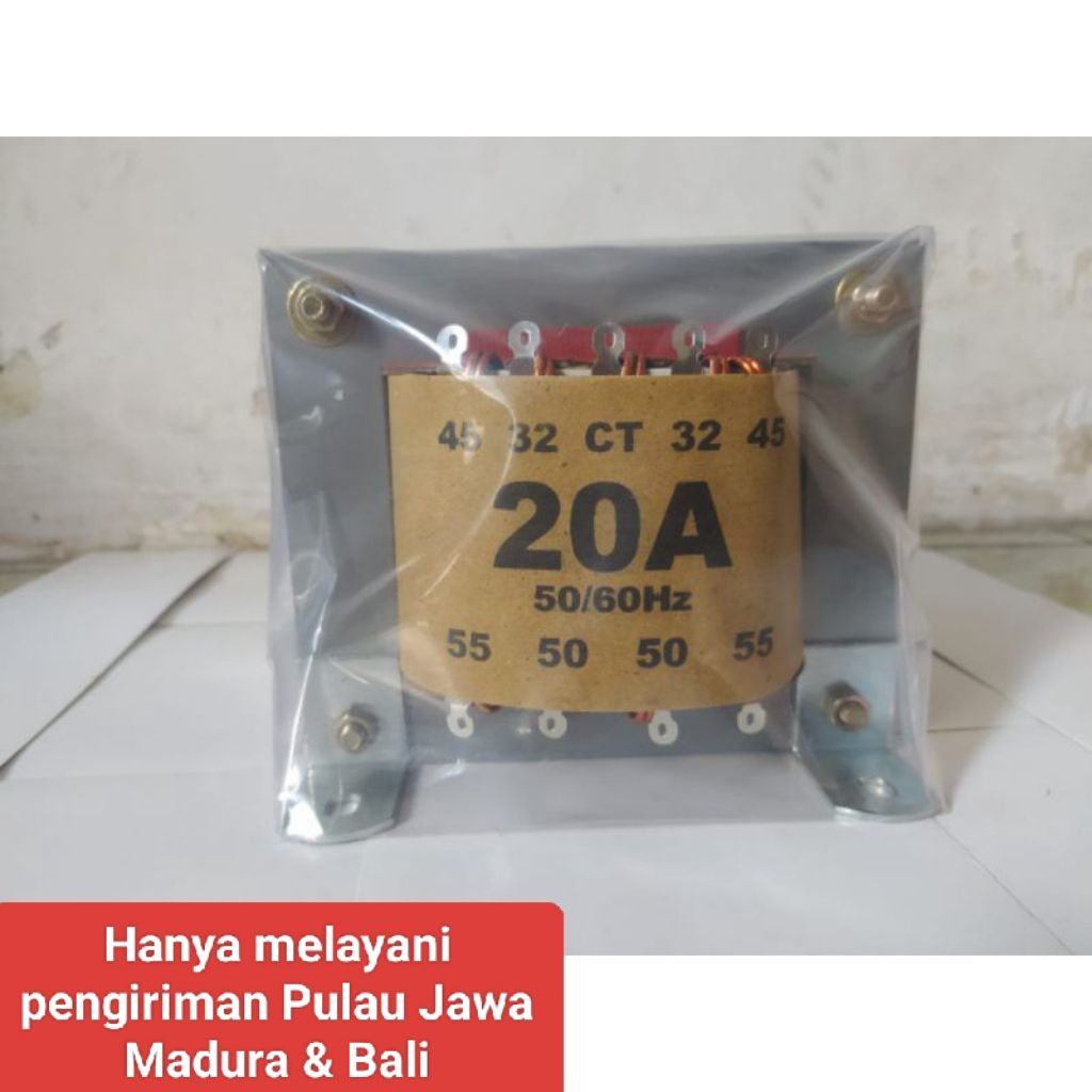 travo 20A ct  55 besar merk Bell tembaga murni