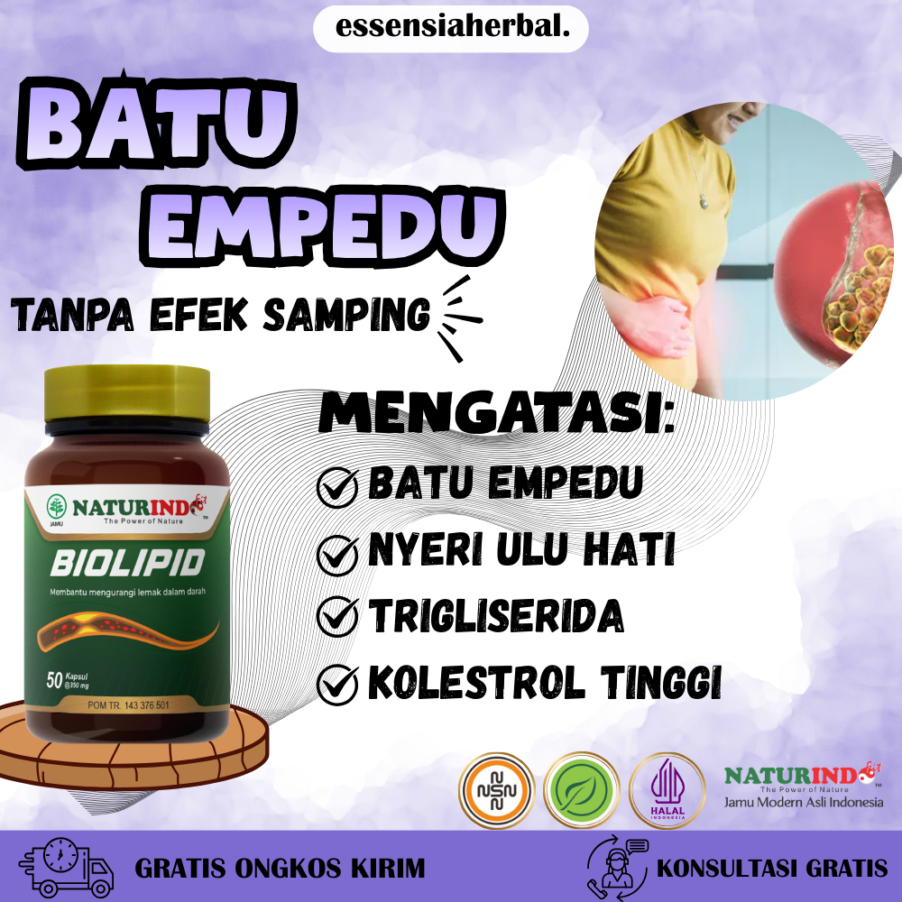 Obat Batu Empedu Tanpa Operasi Penghancur Batu Empedu Ampuh Biolipid Naturindo