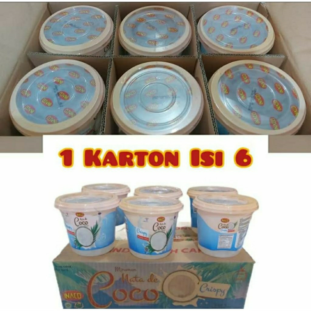 Inaco Nata De Coco 1kg DUS - ISI 6 pcs