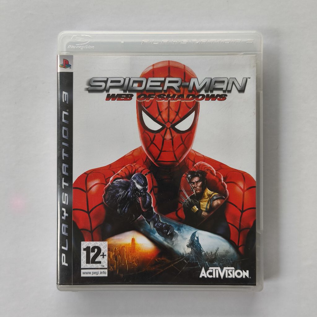 PS3 BD Kaset Game Spider Man Web of Shadows / Spiderman