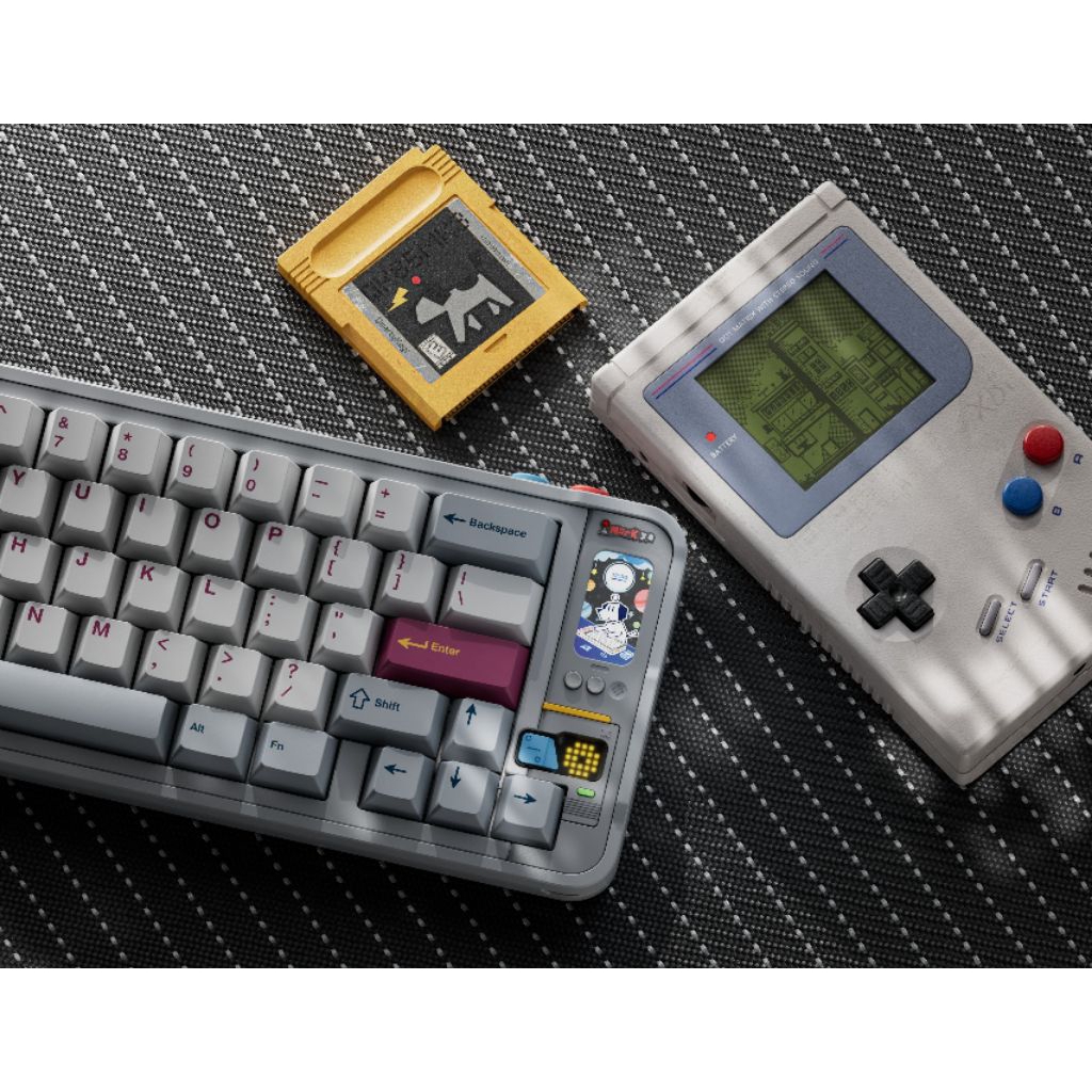 Keyboard Gaming Qwertykeys QK65 Mk3 Custom Silent Mechanical Keyboard Murah Meriah Original Second T