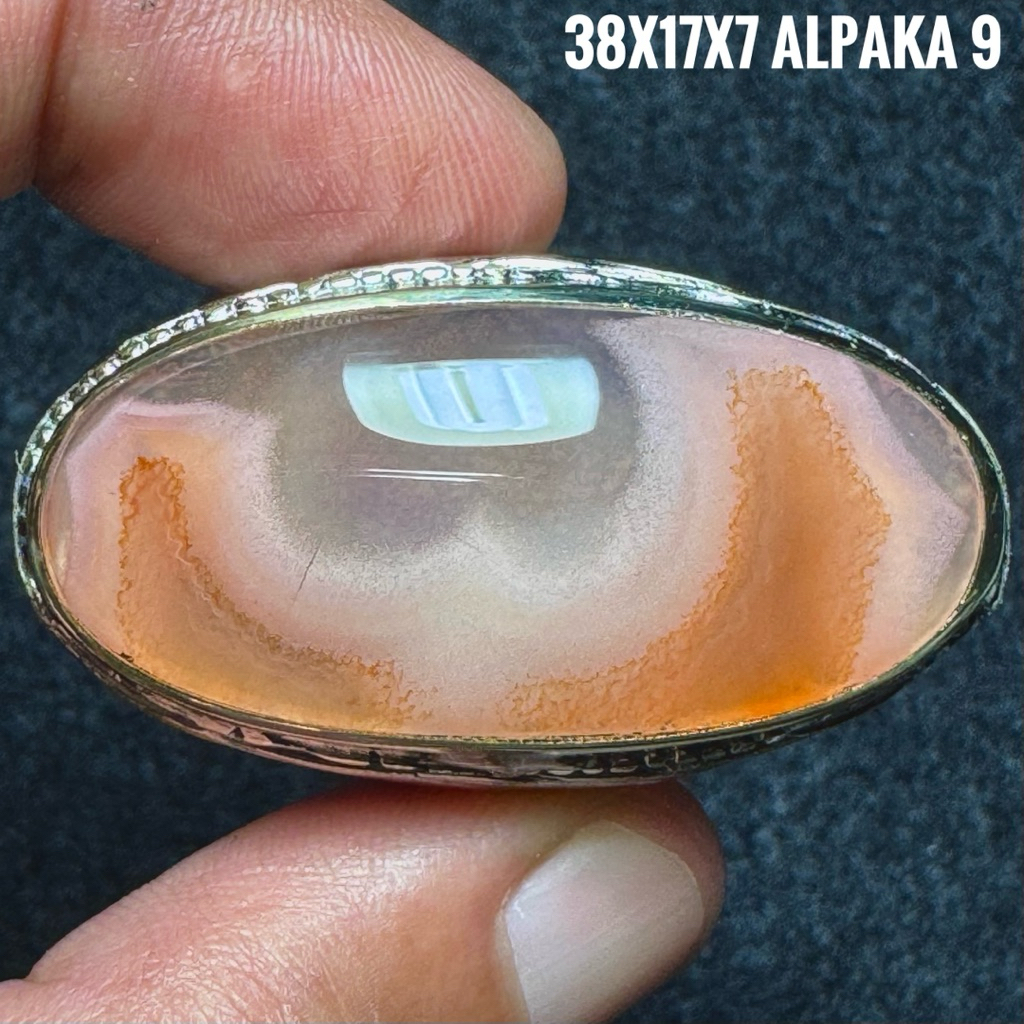 Cincin Batu Akik Natural Lafadz Allah