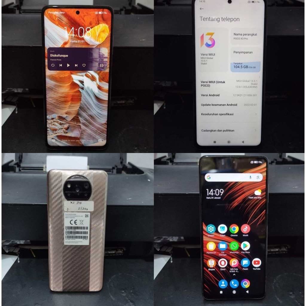 Xiaomi Poco eX3 Pro 8/256 GB Resmi Unit Only