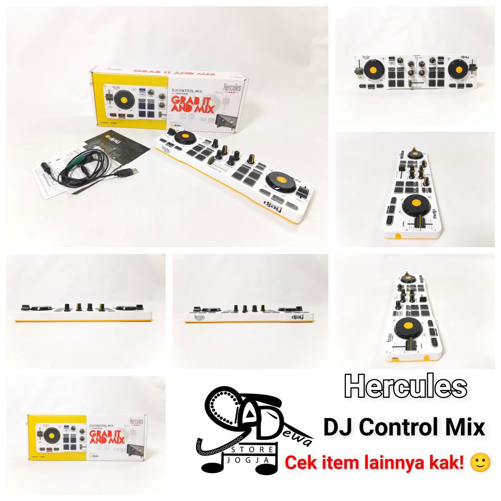 DJ CONTROLLER BLUETOOTH HERCULES DJ CONTROL MIX mini BLE dj2go2 ddj200