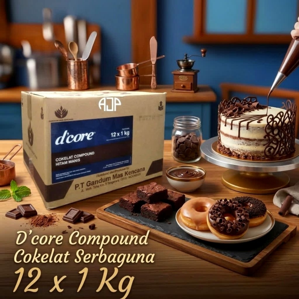 DCORE Chocolate Compound Dark | 1 Dus (12 x 1 Kg)