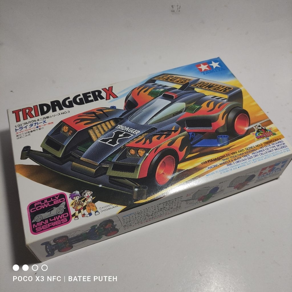 TAMIYA MININ 4WD TRIDAGER X ORIGINAL MADE IN JAPAN