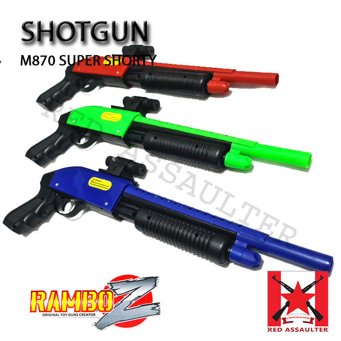 Mainan Replika Cowok Shotgun M870 Super Shorty RamboZ